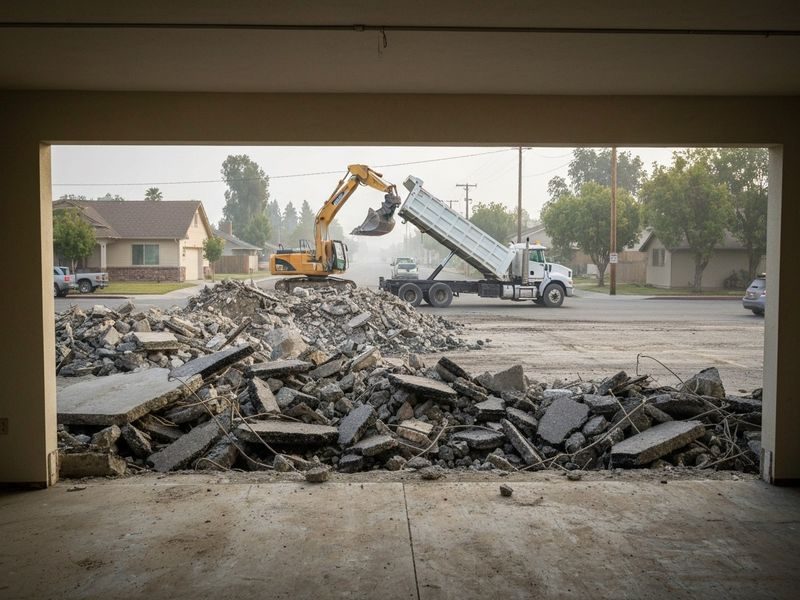 Broken Asphalt Parking Lot Modesto Ca