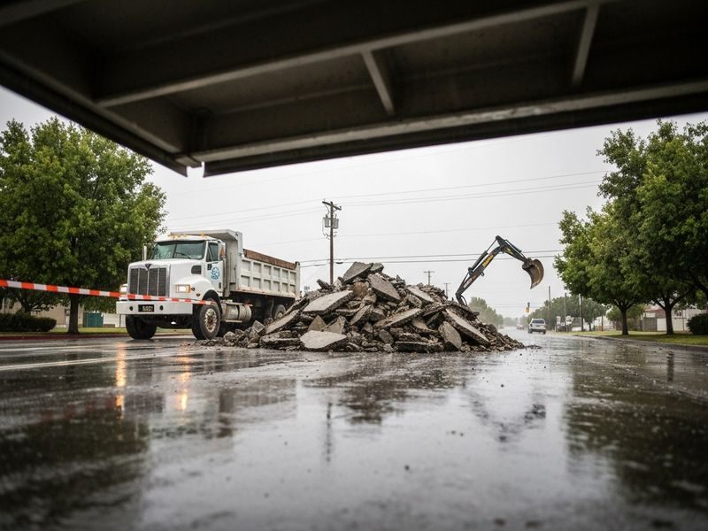 Storm Drain Overflow Debris Modesto Ca